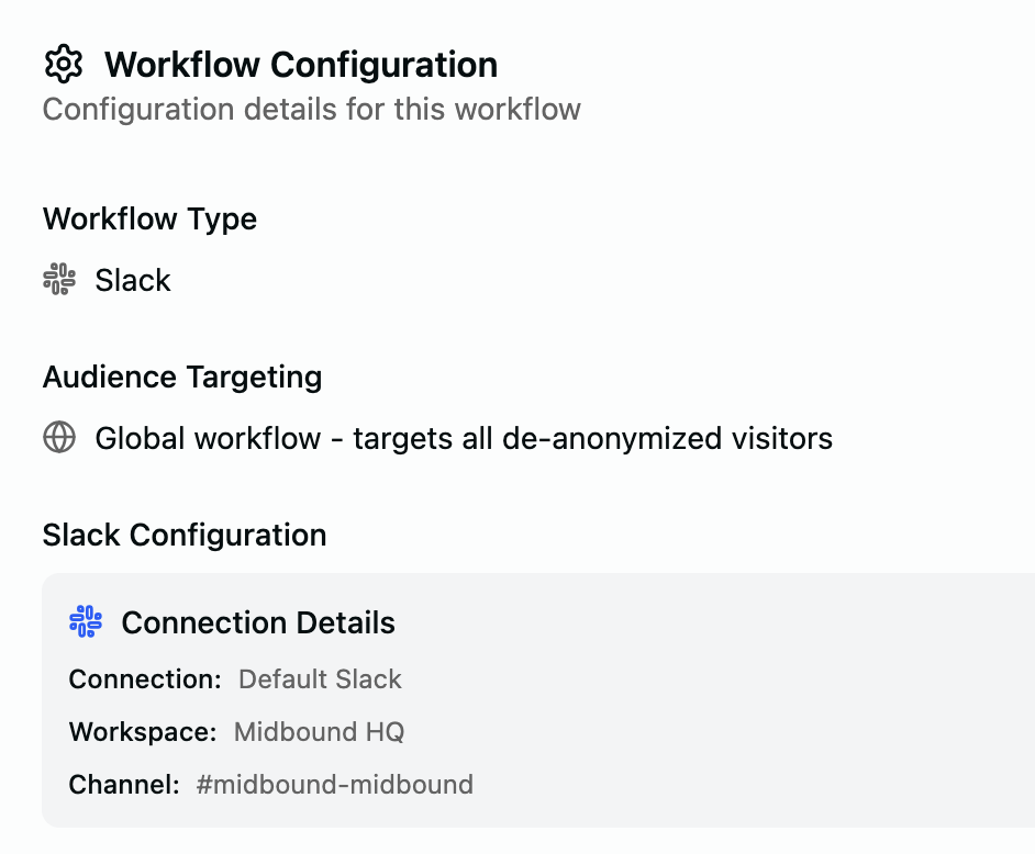 Midbound Workflows